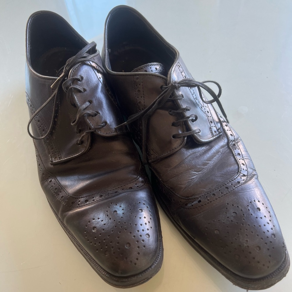 Used Façonnable Italian made leather shoes size 42 Euro /9 us